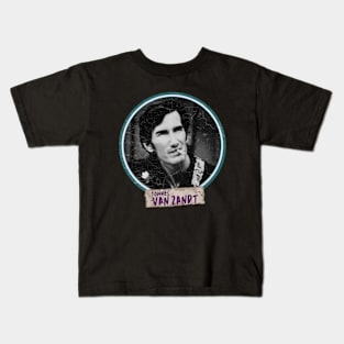 townes van zandt  art 90s style retro vintage 80s gifts Kids T-Shirt